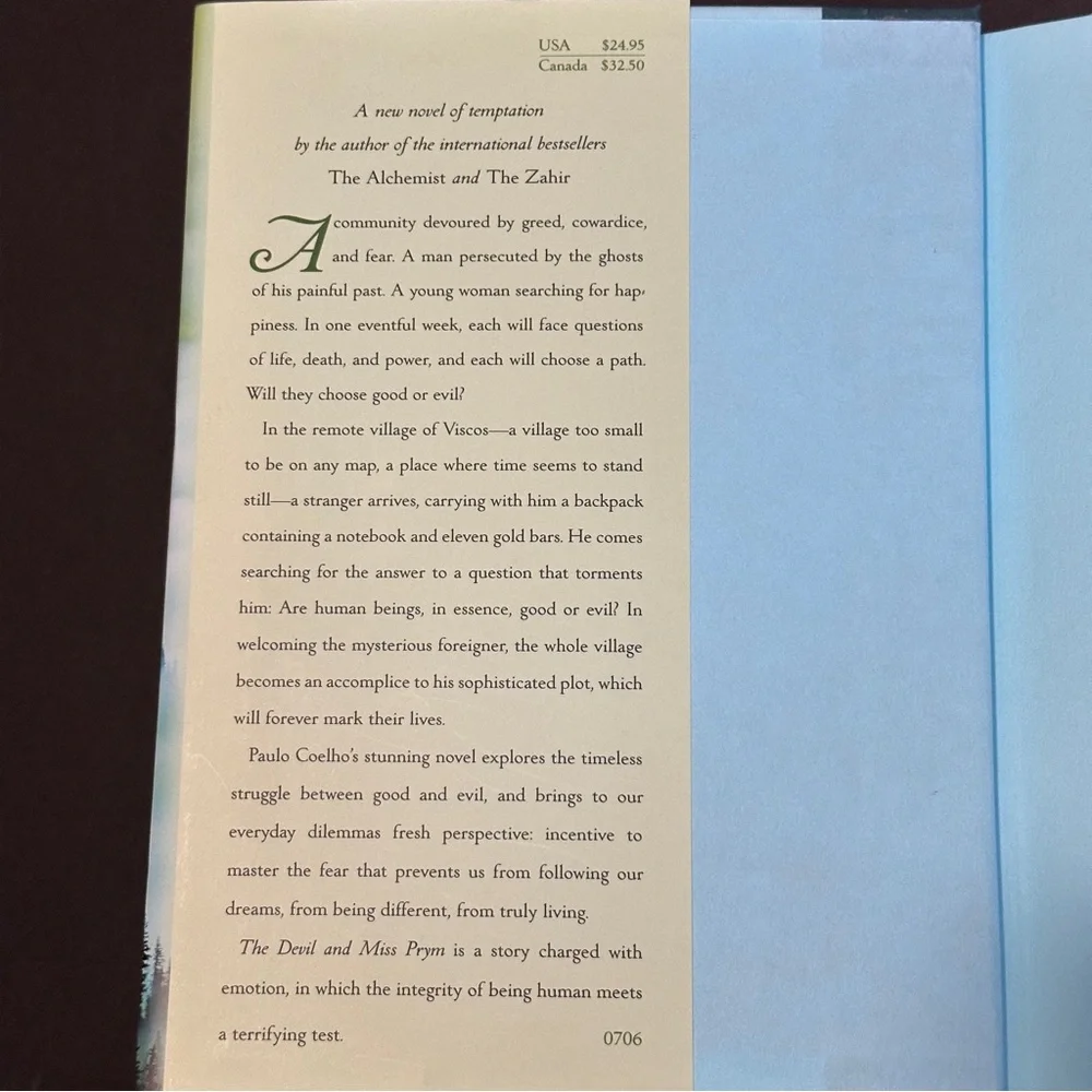 The Devil and Miss Prym by Paulo Coelho | Literary Fiction | Hardcover book - Picture 7 of 10